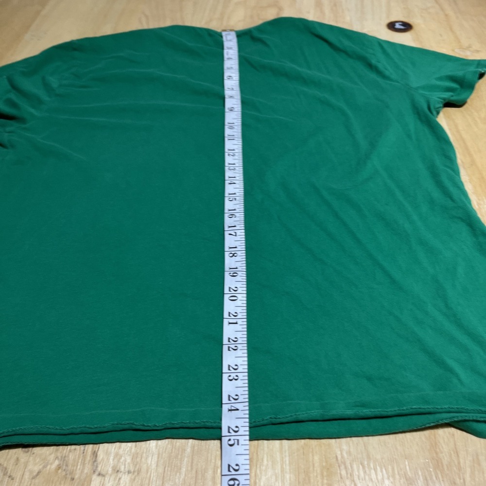 Polo Ralph Lauren Men;s T-Shirt SZ L Crewneck Cotton Green Red Pony - Picture 5 of 8
